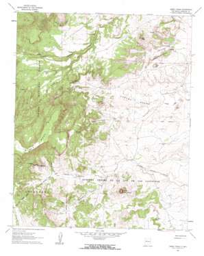 Cerro Tinaja USGS topographic map 35107d2