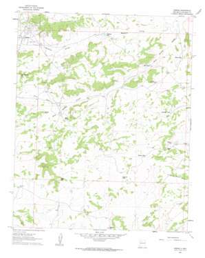 Hospah USGS topographic map 35107f6