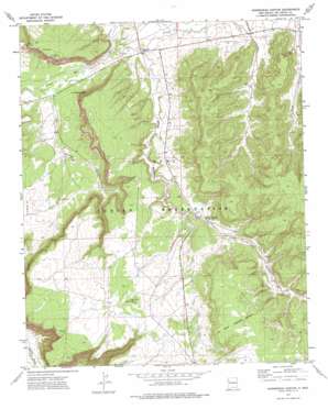 Horsehead Canyon topo map
