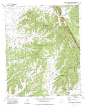Burned Timber Canyon USGS topographic map 35108b5
