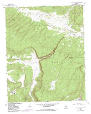 Cottonwood Canyon USGS topographic map 35108c3