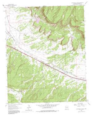 Continental Divide USGS topographic map 35108d3