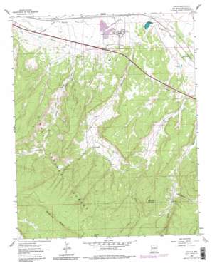 Ciniza USGS topographic map 35108d4