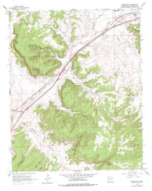 Manuelito USGS topographic map 35108d8