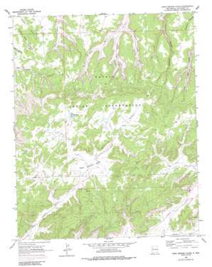 Hard Ground Flats USGS topographic map 35108f5