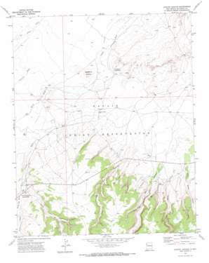 Coyote Canyon USGS topographic map 35108g5