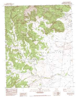 Tohatchi USGS topographic map 35108g7