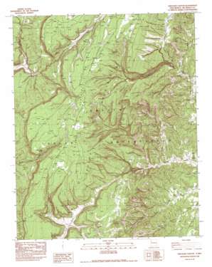 Crevasse Canyon USGS topographic map 35108g8
