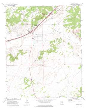 Sanders USGS topographic map 35109b3
