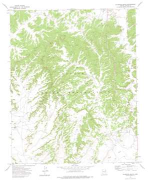 Klagetoh South USGS topographic map 35109d5