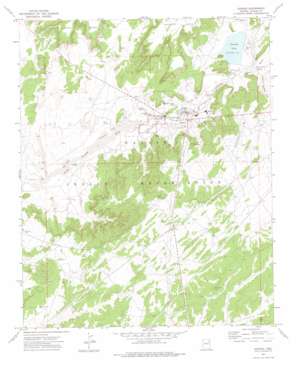 Ganado USGS topographic map 35109f5