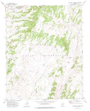 Steamboat Canyon topo map