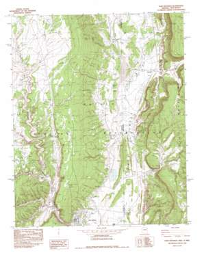 Fort Defiance topo map