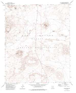 Five Buttes topo map
