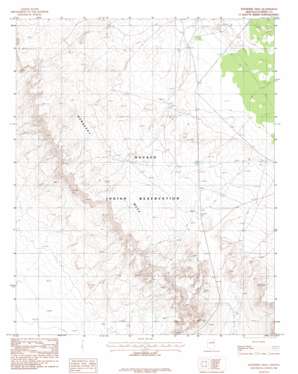 Newberry Mesa topo map