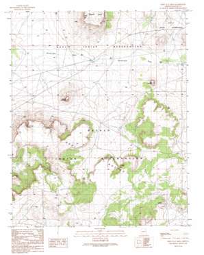 First Flat Mesa topo map