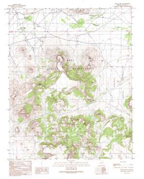 Hauke Mesa USGS topographic map 35110e3