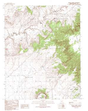 Jeddito Spring USGS topographic map 35110f2