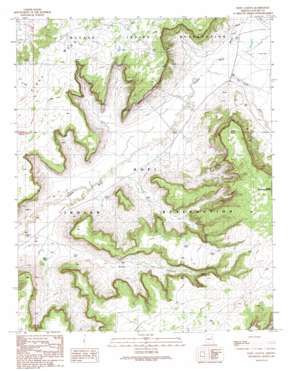 Echo Canyon USGS topographic map 35110h2