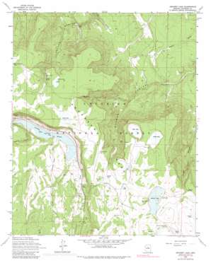 Ashurst Lake USGS topographic map 35111a4