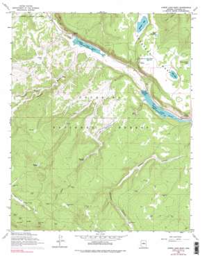 Lower Lake Mary topo map