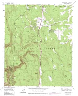 Mountainaire USGS topographic map 35111a6