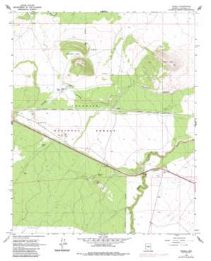 Angell USGS topographic map 35111b3