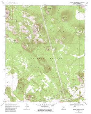 Sunset Crater East topo map