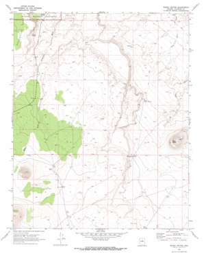 Roden Crater topo map