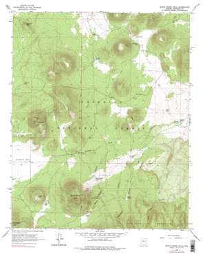 White Horse Hills USGS topographic map 35111d6