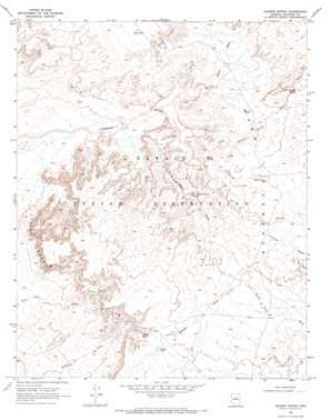 Badger Spring USGS topographic map 35111f2