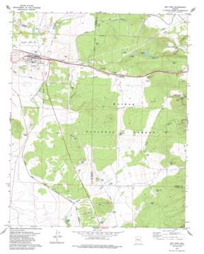 Ash Fork USGS topographic map 35112b4
