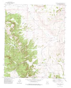 Purcell Canyon topo map