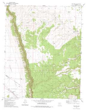 Red Mesa topo map