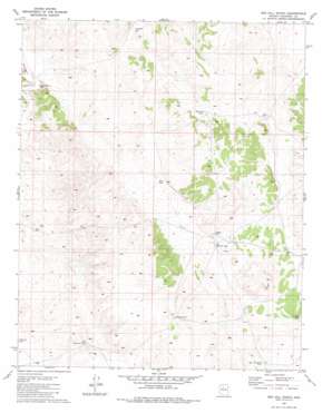 Red Hill Ranch topo map