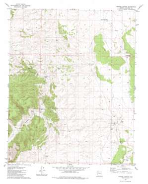 Rhodes Canyon USGS topographic map 35112e8