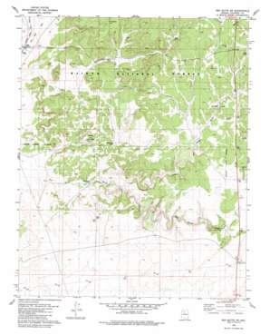 Red Butte SW USGS topographic map 35112g2