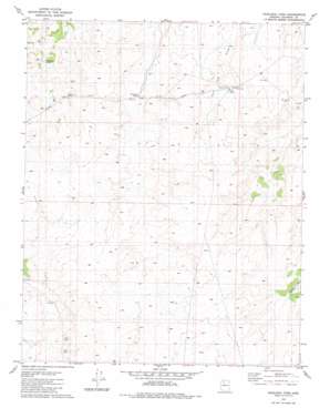 Hualapai Tank USGS topographic map 35112h6