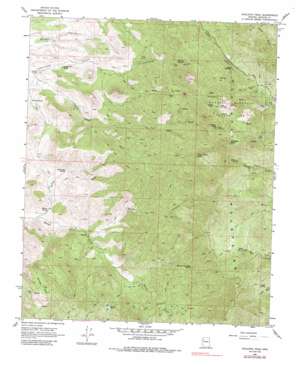 Hualapai Peak USGS topographic map 35113a8