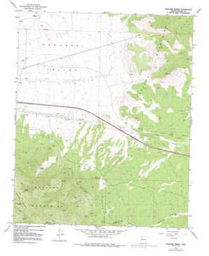 Hualapai Spring USGS topographic map 35113b7
