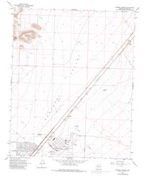 Kingman Airport USGS topographic map 35113c8