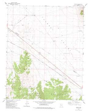 Audley topo map