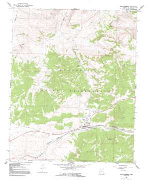 Peach Springs USGS topographic map 35113e4