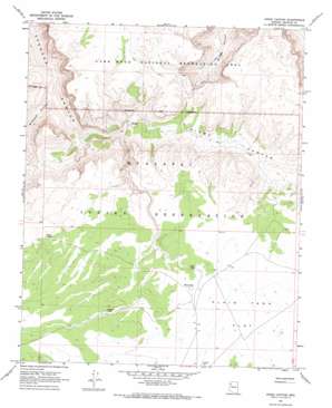Hindu Canyon USGS topographic map 35113f5