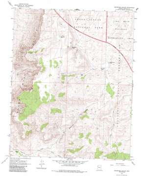 Grapevine Canyon USGS topographic map 35113h8