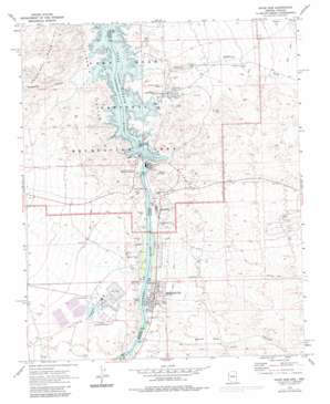 Davis Dam USGS topographic map 35114b5