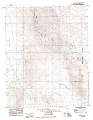 Ireteba Peaks USGS topographic map 35114e7