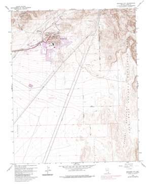 Boulder City topo map