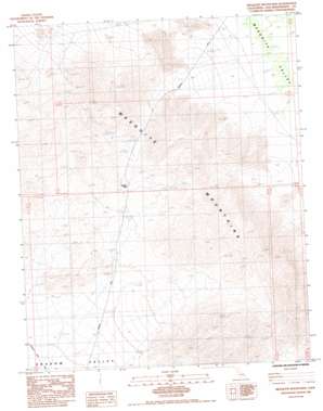 Mesquite Mountains USGS topographic map 35115f6