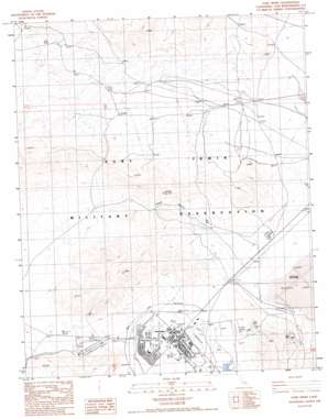 Fort Irwin topo map